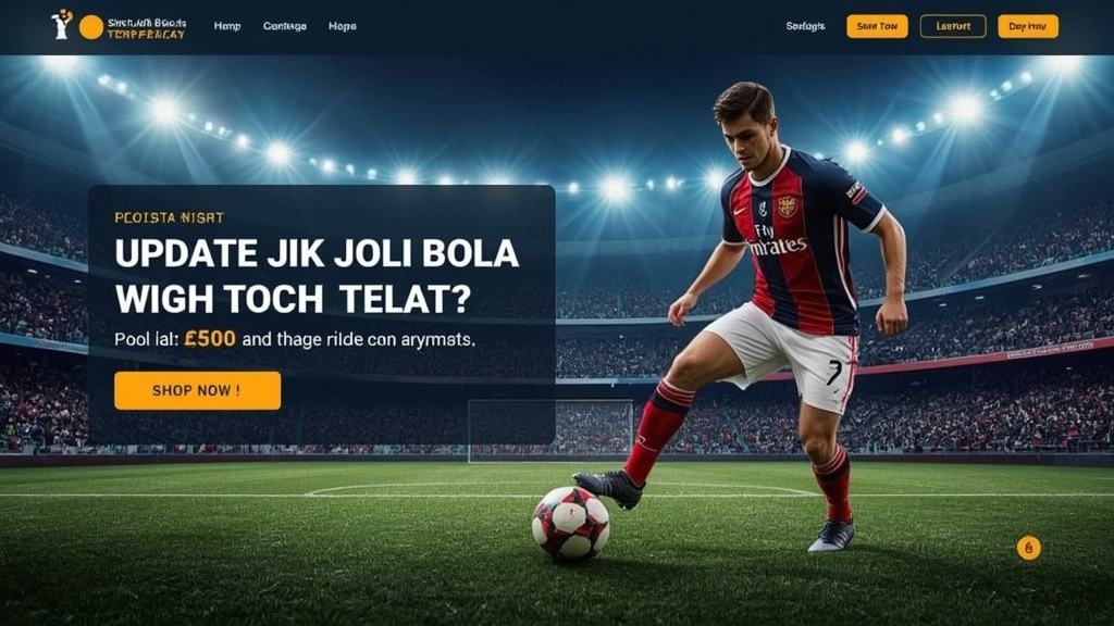 Update Situs Judi Bola Terpercaya dengan Odds Terbaru