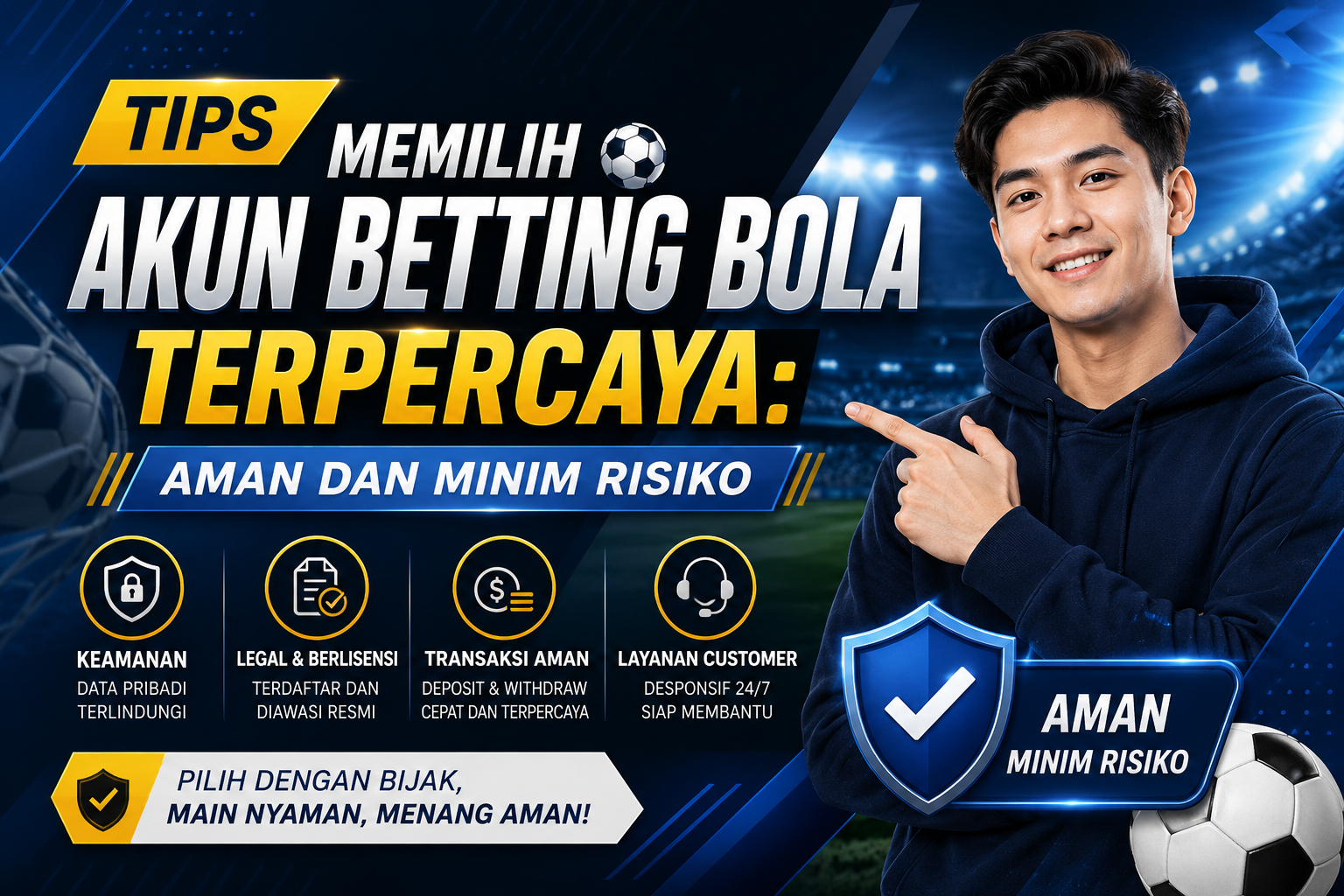 Tips Memilih Akun Judi Bola Terpercaya: Aman dan Minim Risiko