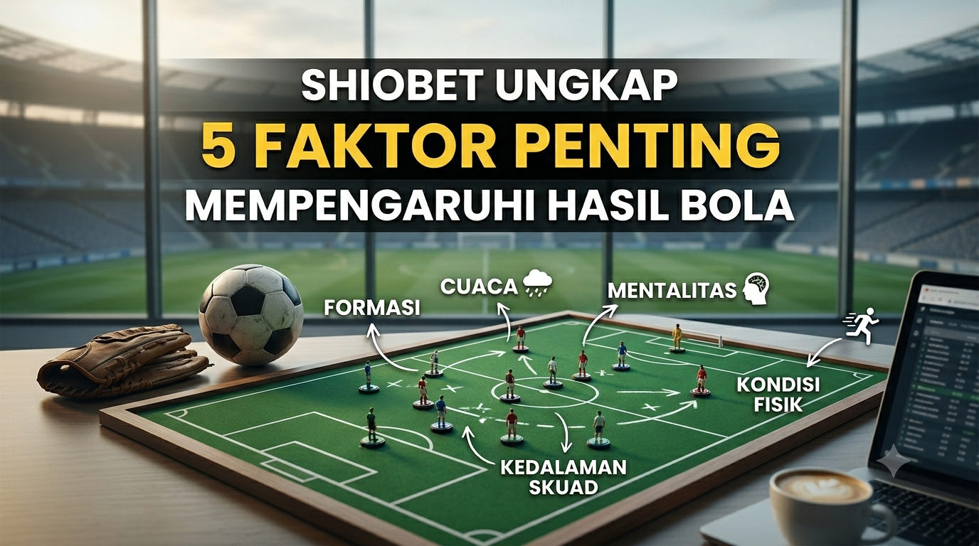 Shiobet Ungkap 5 Faktor Penting yang Mempengaruhi Hasil Pertandingan Bola